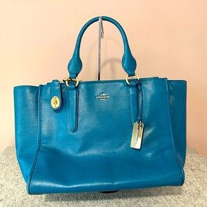Teal Coach Satchel